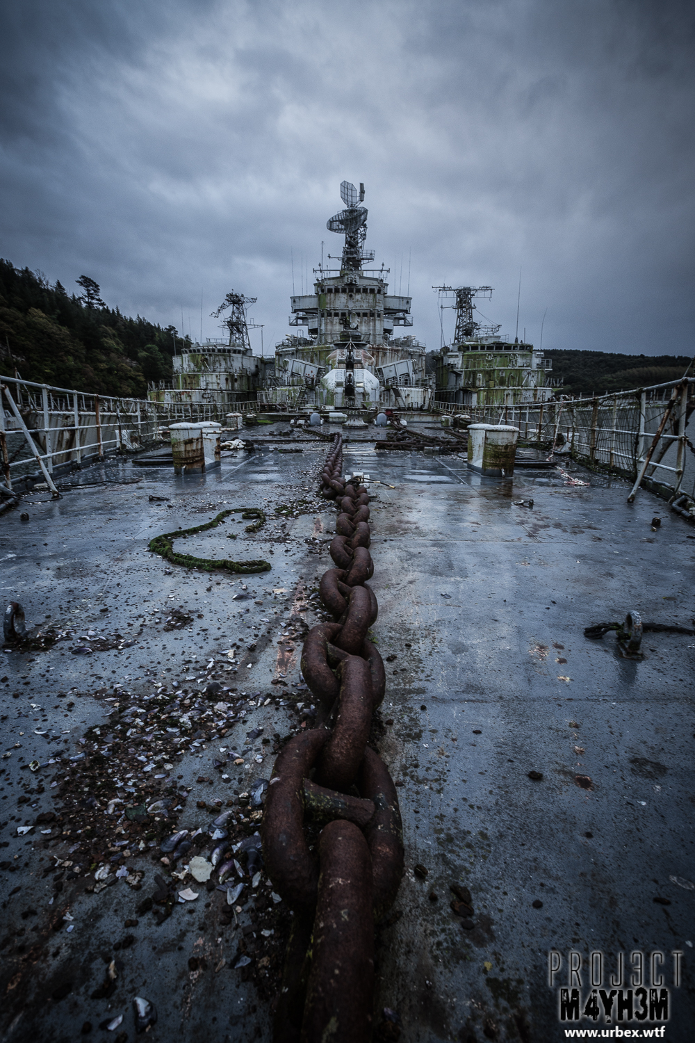 abandoned military ships